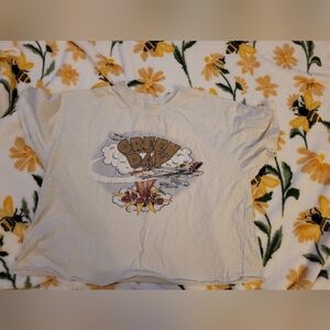 Green day band tshirt dookie CD cover size 2X cropped top